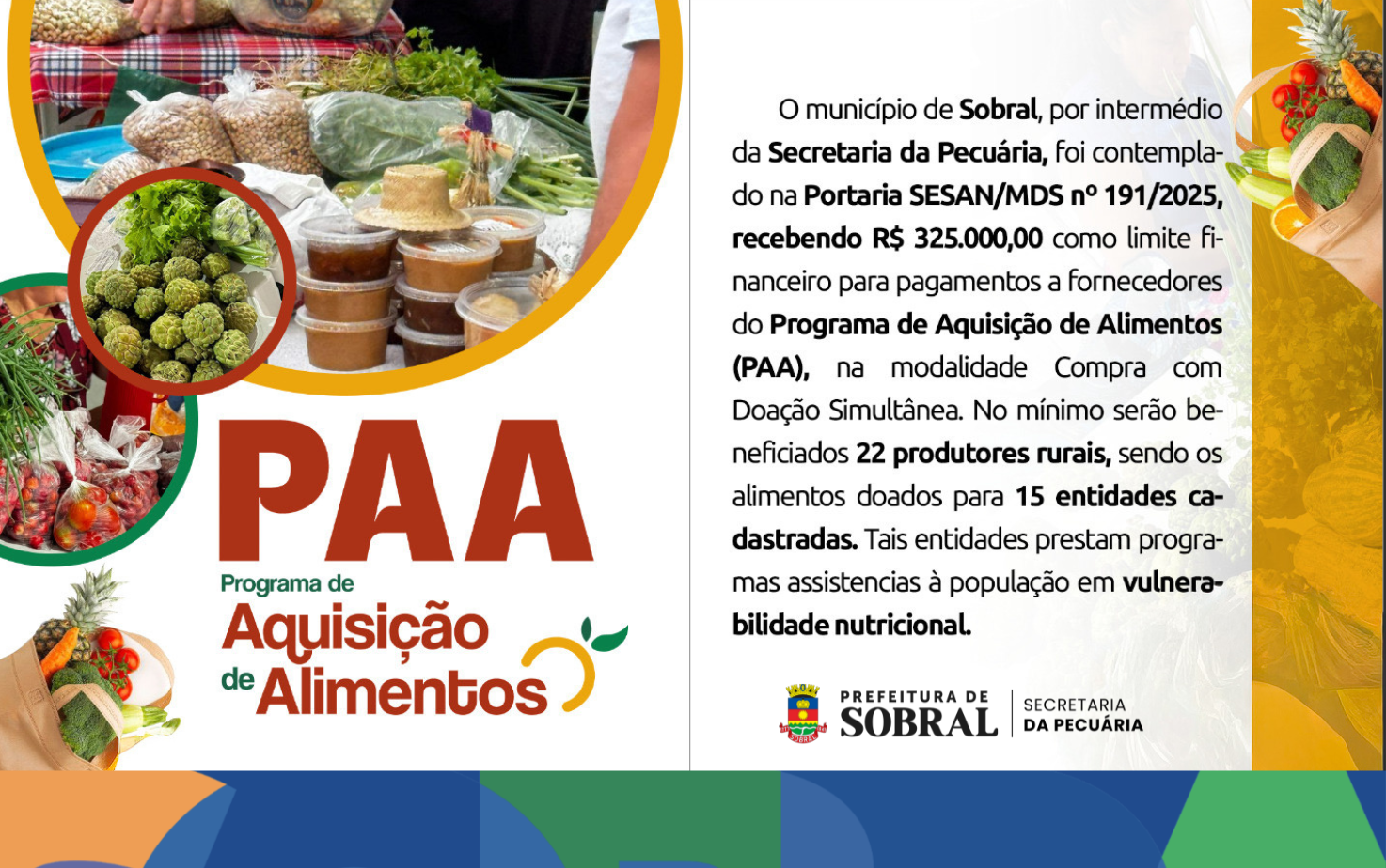 PAA: Apoio ao Produtor, Nutrição para Todos