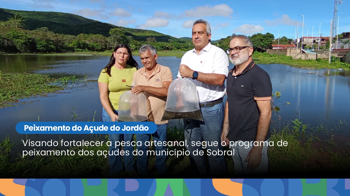 Secretaria da Pecuária realiza Peixamento no açude do Jordão